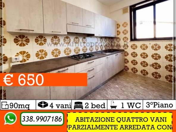 APPARTAMENTO CON FINESTRA VISTA MARE IN AFFITTO A FORMIA VIA ABATE TOSTI