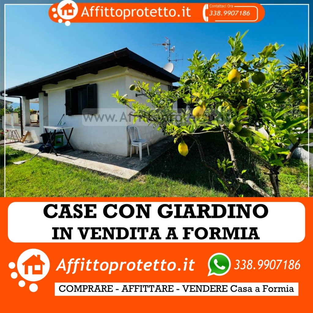 CASE CON GIARDINO IN VENDITA A FORMIA