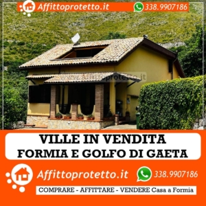 ville in vendita a Formia e nel golfo di Gaeta proposte da Affittoprotetto Real Estate