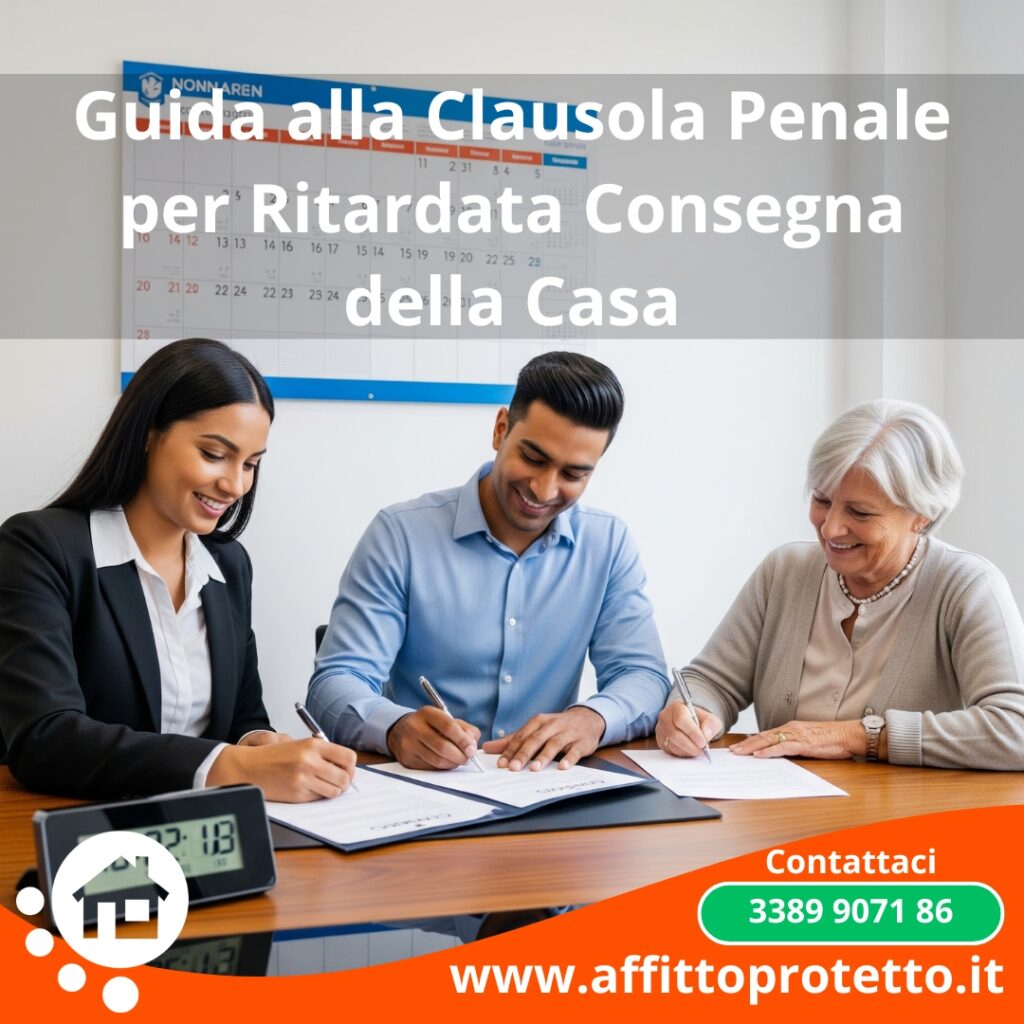 Guida alla Clausola Penale per ritardata consegna della Casa data in Locazione